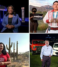 The second night of the Democratic National Convention opened with a 17-person "keynote" speech, interspersing clips of a diverse set of the party's rising stars into a coherent message, rather than spreading them throughout largely ignored daytime slots at an ordinary convention./Credit: Pool