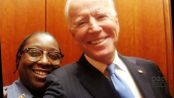 Last year, a security guard said "I love you" to Joe Biden in an elevator and the exchange went viral. …
