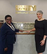 Vanessa T. Reed – Comerica Bank Regional External Affairs Manager with Laurie Vignaud – Unity National Bank President and CEO