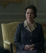 Olivia Colman stars as Queen Elizabeth in "The Crown."/Credit:	Netflix