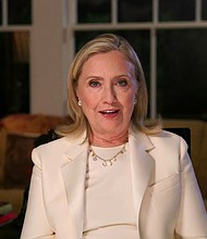 Former Democratic presidential nominee Hillary Clinton delivered a speech on Wednesday at the 2020 Democratic National Convention.
Credit: Pool