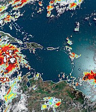 Gulf Coast residents need to pay attention as not one, but two tropical systems could impact the area in the coming days./Credit: CNN