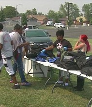 The TechPacks were filled with USB’s, laptop bags, a mouse, books, and hand sanitizer—among other things.
Credit:	KDVR