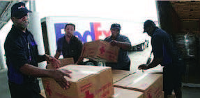 FedEx has helped the Red Cross for the past 35 years by providing its powerful transportation network, at no cost to them, enabling them to deliver hope to victims of disasters.