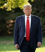 President Donald Trump said Sunday that he believed "political reasons" had slowed down the Food and Drug Administration's approval of emergency use authorization for convalescent plasma but that he "broke the logjam" over the last week./Credit:	MANDEL NGAN/AFP/Getty Images