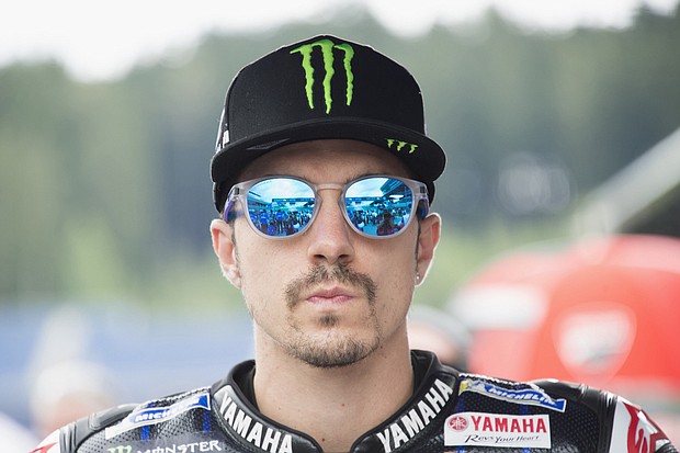 A week after miraculously avoiding a flying motorcycle that almost hit him at high speed, Yamaha MotoGP rider Maverick Viñales was counting his lucky stars for a second time after a terrifying incident during Sunday's Styrian MotoGP in Austria./Credit:	Mirco Lazzari gp/Getty Images