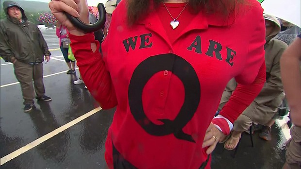 On Tuesday, August 25. 2020, The U.S. House introduced a bipartisan resolution to condemn QAnon, which started as a fringe conspiracy theory but is entering mainstream politics./Credit:	CNN
