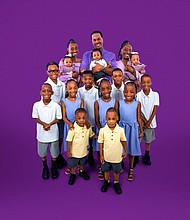 The Derrico family, as seen on TLC's "Doubling Down with the Derricos."/Credit:	Joe Buglewicz/Getty Images