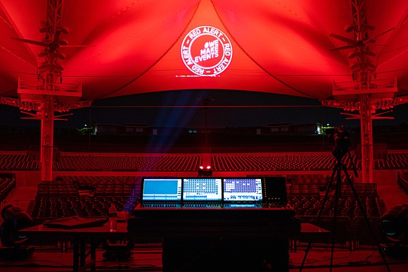 On the evening of Tuesday, September 1, 2020, The Cynthia Woods Mitchell Pavilion lit up red in support of the …