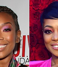 Singers Brandy, left, and Monica hosted a Verzuz battle on Instagram that drew in 1.2 million people on August 31, 2020.
Credit:	Getty Images