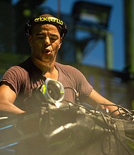 Erick Morillo performs on stage during Wavefront Music Festival at Montrose Beach on June 30, 2012 in Chicago, Illinois. The internationally known DJ was found dead at his Florida home on Tuesday morning, police say./Credit:	Daniel Boczarski/Redferns via Getty Images