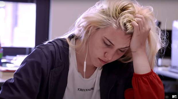 A student featured on MTV's '16 and Recovering.'/Credit:	MTV