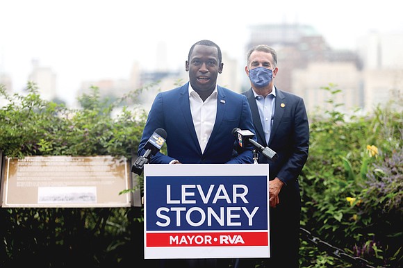 Mayor Levar M. Stoney officially launched his bid for a second four-year term with a show of support from the ...