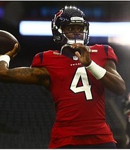 Texans quarterback Deshaun Watson /Photo Credit/ Houston Texans