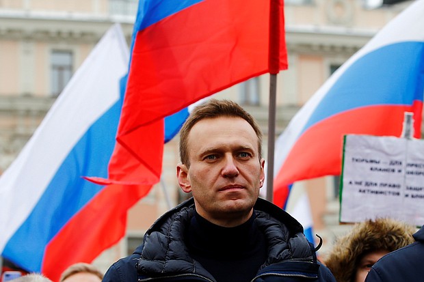 Russian opposition leader Alexei Navalny  in Moscow, Russia on February 24, 2019/Credit:	Sefa Karacan/Anadolu Agency/Getty Images