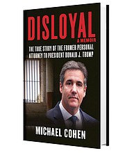 Cohen's book, "Disloyal: A Memoir" is scheduled to be published Tuesday./Credit:	from Twitter/Michael Cohen