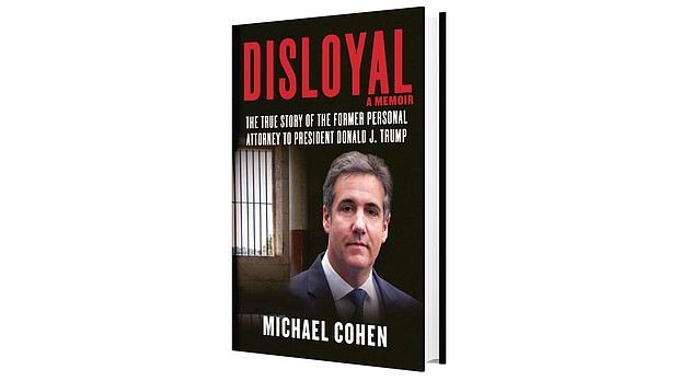 Cohen's book, "Disloyal: A Memoir" is scheduled to be published Tuesday./Credit:	from Twitter/Michael Cohen