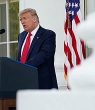 President Donald Trump launched an unprecedented public attack against the leadership of the US military on Monday, accusing them of waging wars to boost the profits of defense manufacturing companies./Credit:	Patrick Semansky/AP