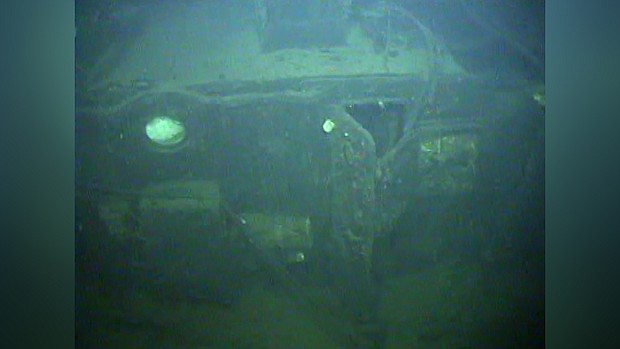 Image of the wreckage that was taken from Remotely Operated Vehicle (ROV)./Credit:	Statnett