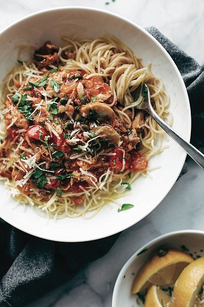 Pressure Cooker Chicken Cacciatore