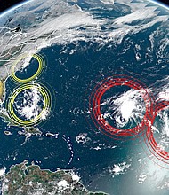 Atlantic hurricane season statistically peaks on September 10, and today seven systems are actively being watched./Credit:	CNN Weather
