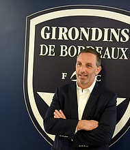 DaGrosa became owner of Bordeaux in 2018./Credit:	NICOLAS TUCAT/AFP/AFP via Getty Images
