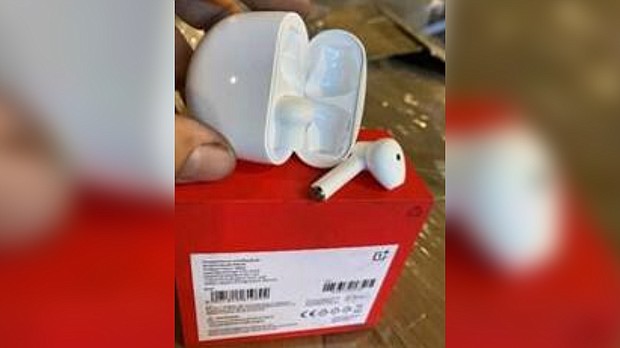 Officials seized what they thought were counterfeit Apple AirPods./Credit:	CBP