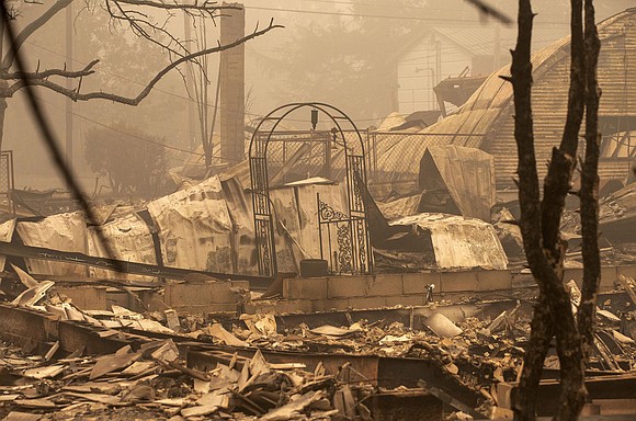 Patti Candell was amazed to find her house still standing when she returned to Mehama, one of many Oregon towns …