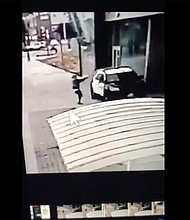 The gunman fired into the deputies' car without any provocation./Credit:	Los Angeles County Sheriff's Department