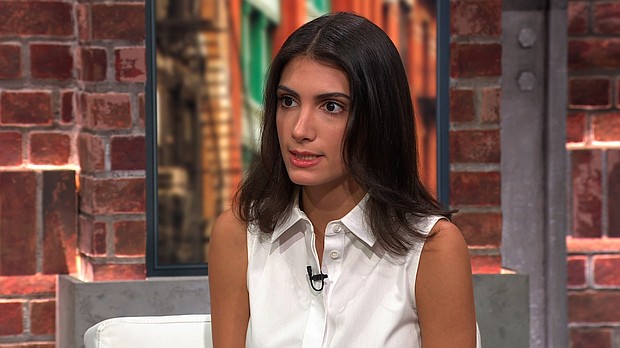 Michael Cohen's daughter says she was taken aback by President Donald Trump's behavior toward her father./Credit:	CNN
