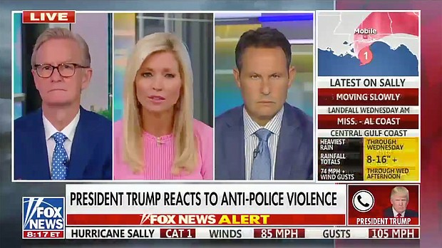 President Trump says he is resuming his weekly visits to "Fox & Friends," the morning show that gave him a direct relationship with the Republican base before he ran for president./Credit:	Fox/Twitter