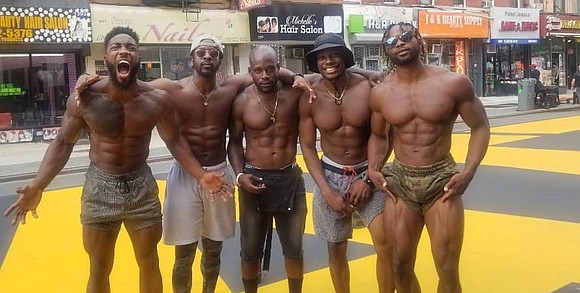 Flexin’ their complexion, the New York/Pennsylvania-based muscle-bound collective of Let’s Do Some Pull Ups, posed for a series of photos ... Flexin’ their complexion, the New York/Pennsylvania-based muscle-bound collective of Let’s Do Some Pull Ups, posed for a series of photos ...