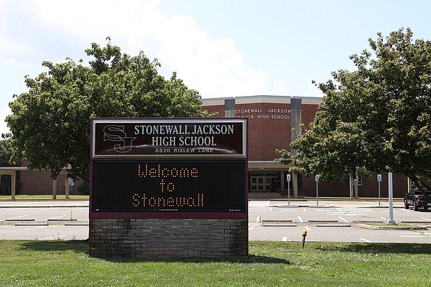 Prince William County voted to rename Stonewall Jackson High School to Unity Reed High School on July 1./Credit: mpi34/MediaPunch/IPX/AP