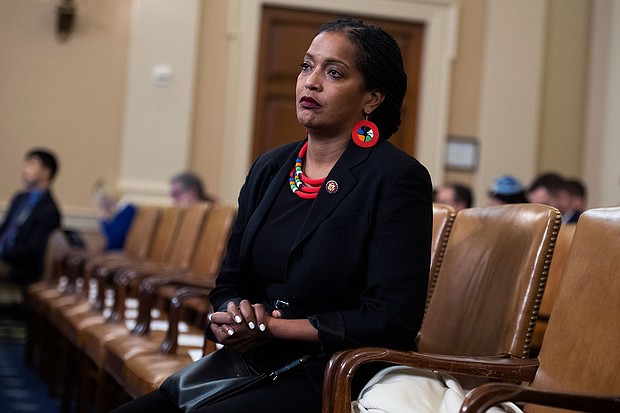 Rep. Jahana Hayes, a Democrat from Connecticut, announced that she has tested positive for Covid-19./Credit: Tom Williams/CQ-Roll Call/Getty Images