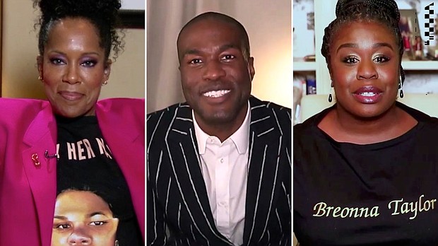A record number of Black actors snagged acting trophies for the 72nd Primetime Emmys. The winners included Regina King who won outstanding lead actress in a limited series or television movie for her role "Watchmen;" her co-star Yahya Abdul-Mateen II whose outstanding supporting actor in a limited series or movie marked his first Emmy win; Uzo Aduba who won outstanding supporting actress in a limited series or movie./Credit: ABC/The Television Academy/AP