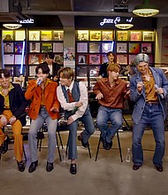 BTS became the latest artists to participate in the at-home series of the stripped-down, more intimate performances featured on NPR./Credit: From NPR Music/YouTube