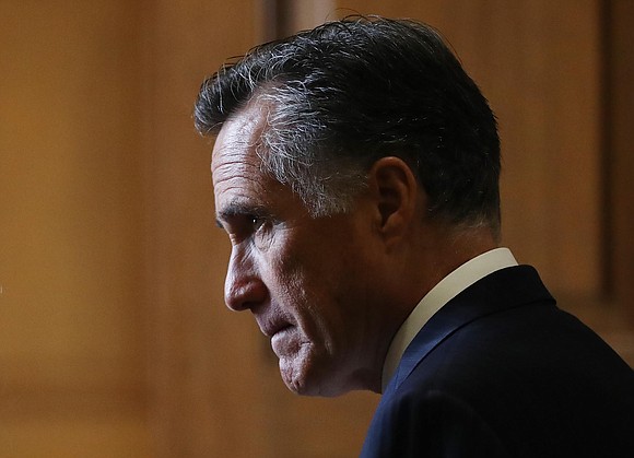 GOP Sen. Mitt Romney of Utah signaled on Tuesday that he is on board with the Senate's taking up a …