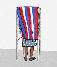 States require voters to register with election officials before casting a presidential ballot./Credit:	CNN