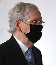 Senate Majority Leader Mitch McConnell has been steadfast that the US Senate will vote on President Donald Trump's nomination to the Supreme Court this year./Credit: Chip Somodevilla/Getty Images