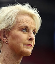 Cindy McCain, the widow of longtime Republican Sen. John McCain of Arizona, is set to endorse Joe Biden, the Democratic presidential nominee told donors Tuesday./Credit:	Christian Petersen/Getty Images