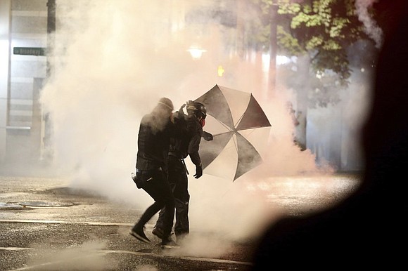 State troopers and sheriffs deputies will command police activities in Portland to protect the peace during a weekend rally in ... State troopers and sheriffs deputies will command police activities in Portland to protect the peace during a weekend rally in ...