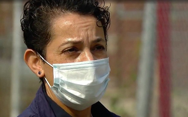 Sofia Khalil, a South Side landlord, says her tenants have not paid rent in months – in fact, they owed her thousands before COVID-19./Credit:	WBBM