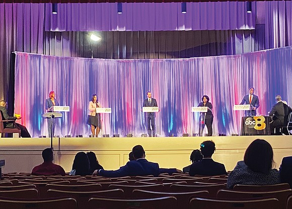 Richmond Mayor Levar M. Stoney was roundly criticized during a forum last week by four challengers seeking to unseat him ...