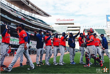 Astros manager Dusty Baker always reminds his team of a simple saying that he has used throughout his playing days …