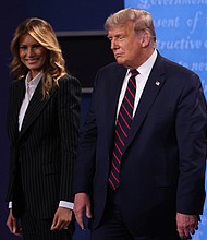 President Donald Trump announced that he and his wife, Melania, both tested positive for the coronavirus.
Credit: Win McNamee/Getty Images