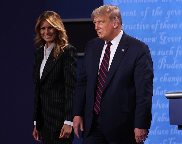 President Donald Trump announced that he and his wife, Melania, both tested positive for the coronavirus.
Credit:	Win McNamee/Getty Images