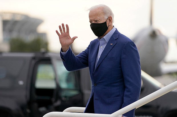 Democratic presidential nominee Joe Biden is being tested for coronavirus, following President Donald Trump's disclosure that he had tested positive just days after the first debate.
Credit:	Andrew Harnik/AP