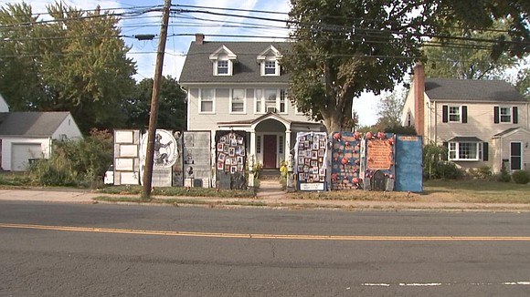 A family in West Hartford turned their annual “over-the-top” Halloween display into a history lesson. A multi-paneled Halloween display at …