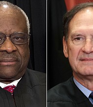 Supreme Court Justices Clarence Thomas and Samuel Alito lashed out at the decision that cleared the way for same-sex marriage.
Credit:	Getty Images