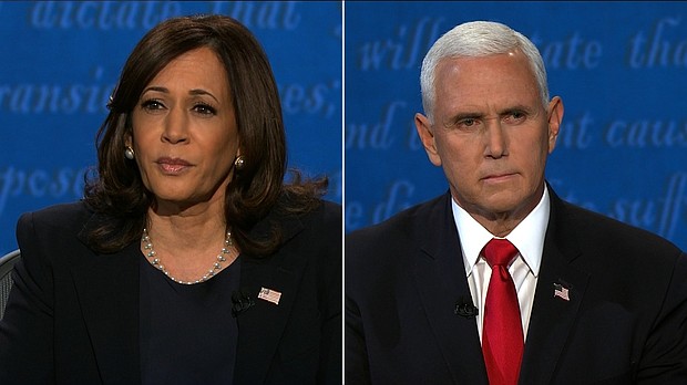 Kamala Harris and Mike Pence